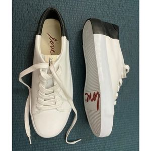 ED Ellen Degeneres Black White Darien Sneakers